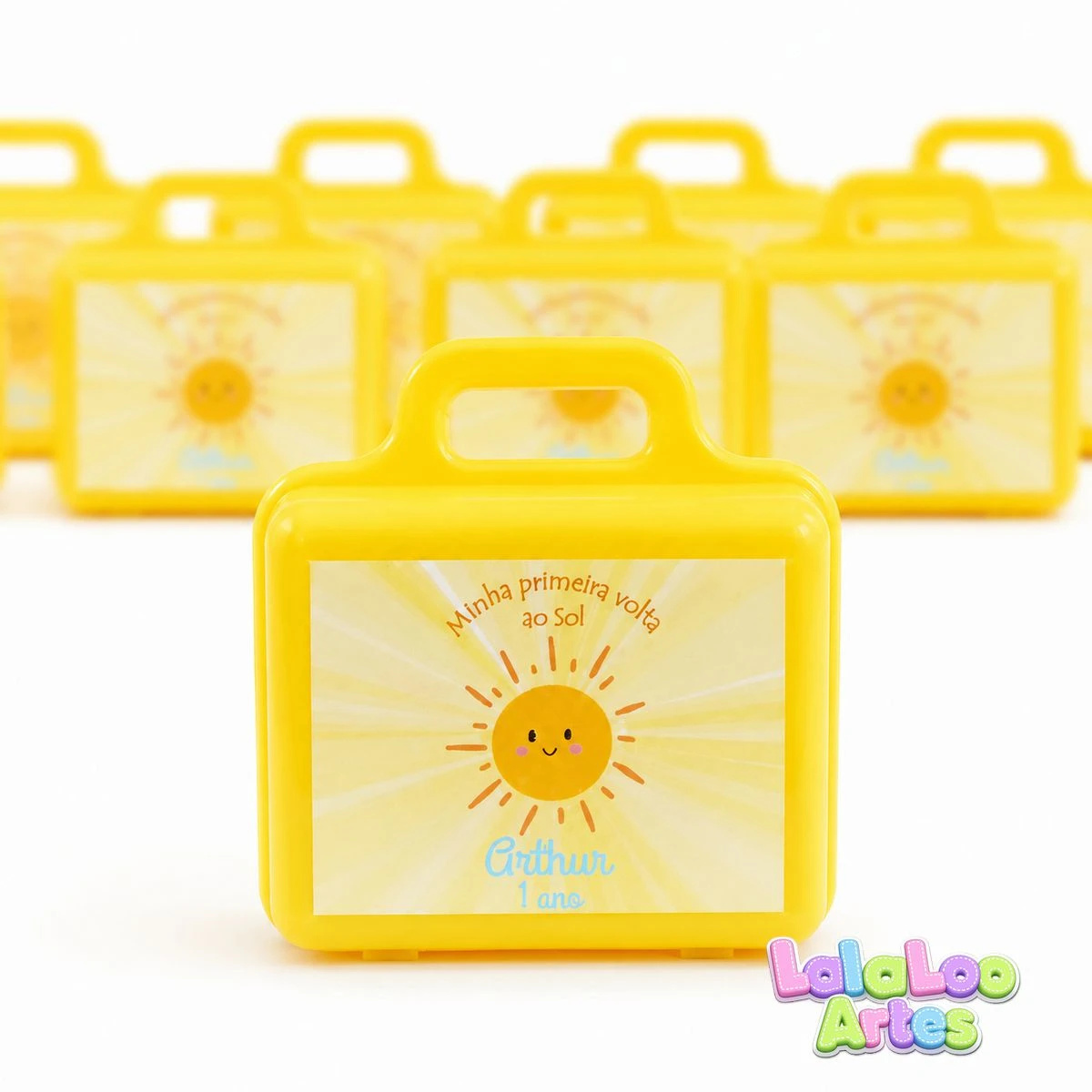 Maletinha Minha Primeira Volta ao Sol Personalizada