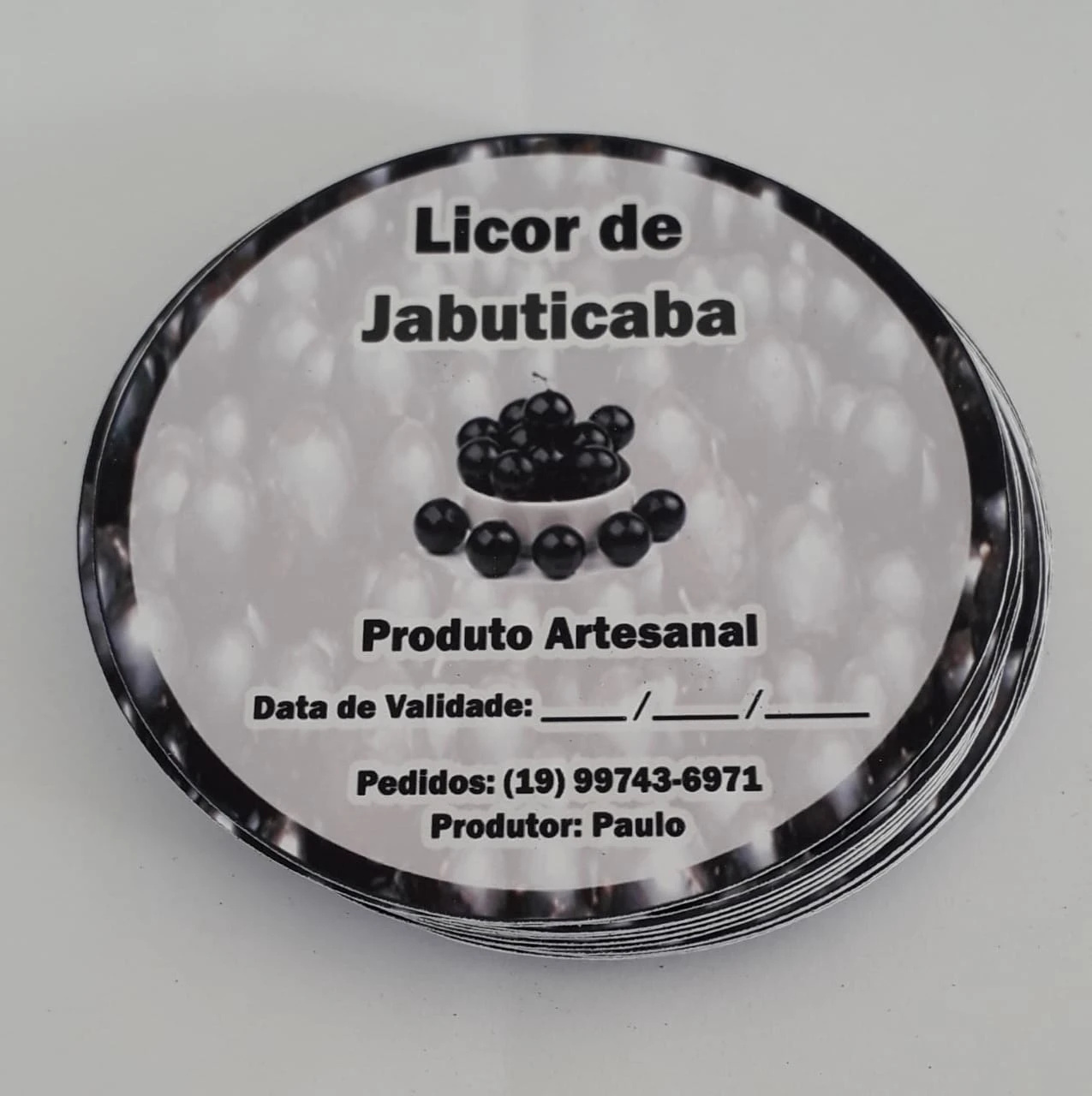 🍷 Rótulos personalizados para licor artesanal
