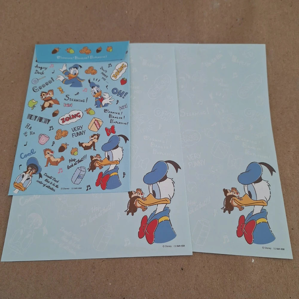 02 Papel de carta antigo – Disney Pato Donald