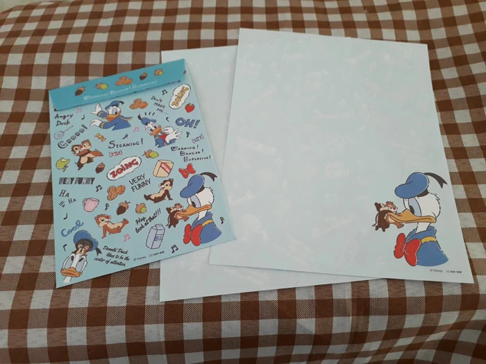 02 Papel de carta antigo – Disney Pato Donald