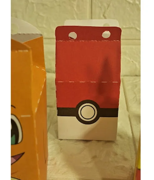 10 Caixas Milk Pokemon Lembrancinhas Aniversário Kit Festa