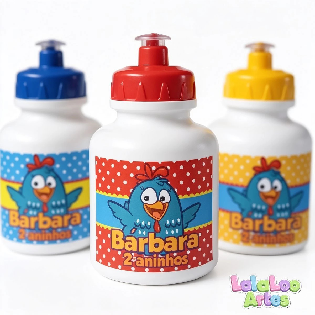 10 Garrafinha Galinha Pintadinha