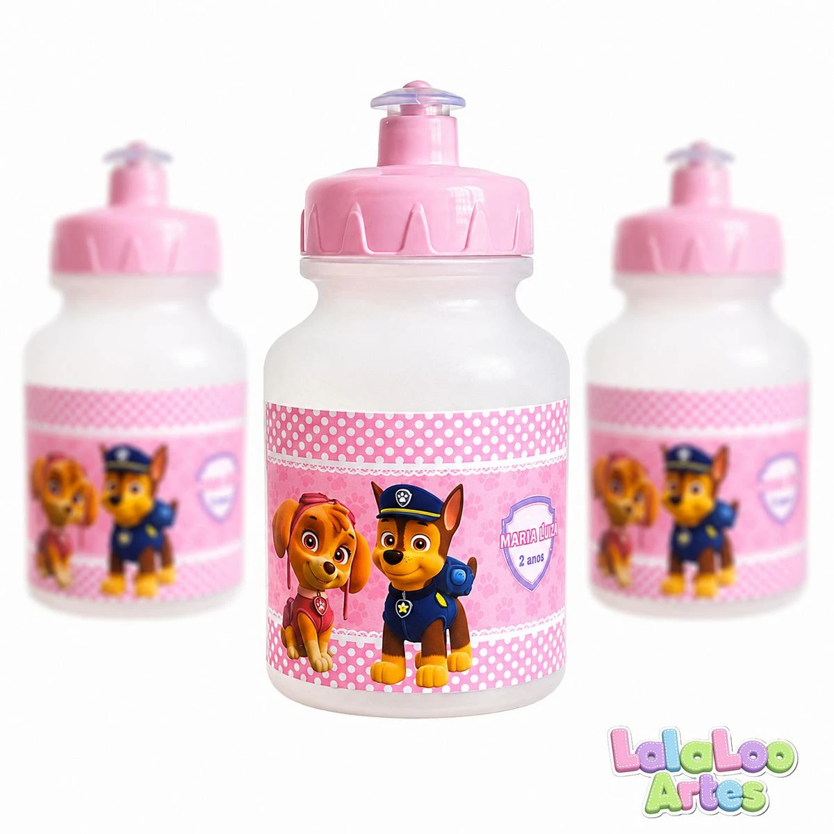 10 Garrafinha Skye Patrulha Canina
