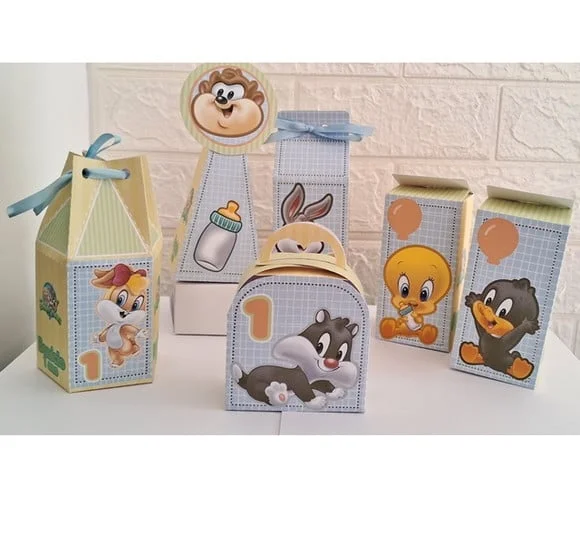 10 Lembrancinhas Personalizados Looney Tunes Baby Festa