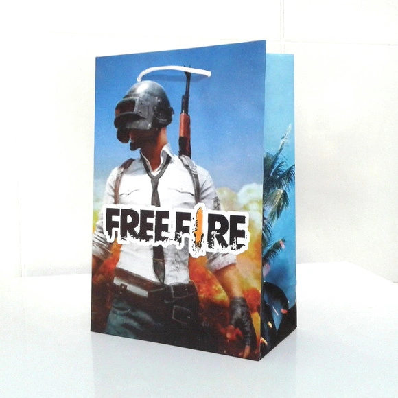 10 Sacolinha Free Fire para Lembrancinha Festa