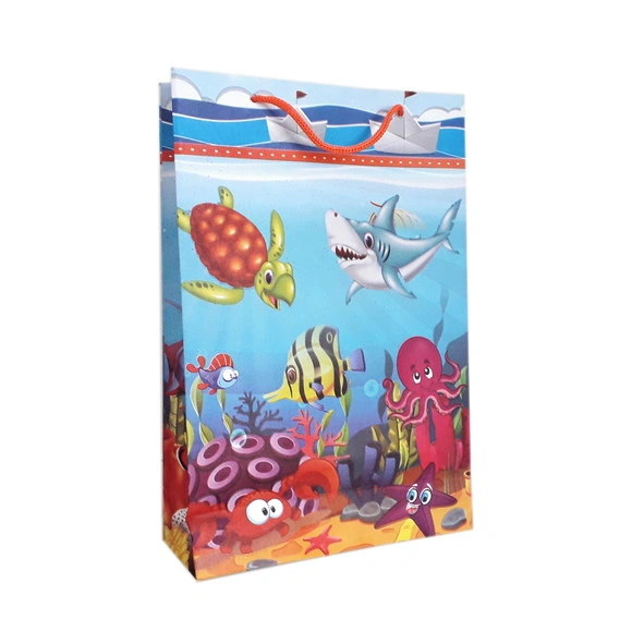 10 Sacolinha Fundo do Mar para Lembrancinha de Festa