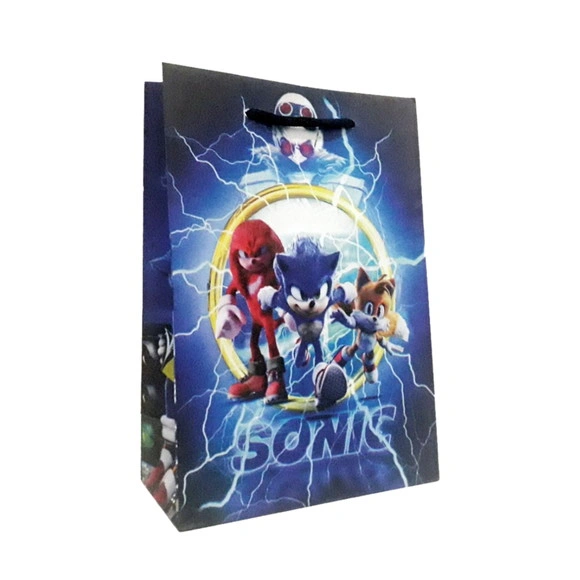 10 Sacolinha Sonic para Lembrancinhas
