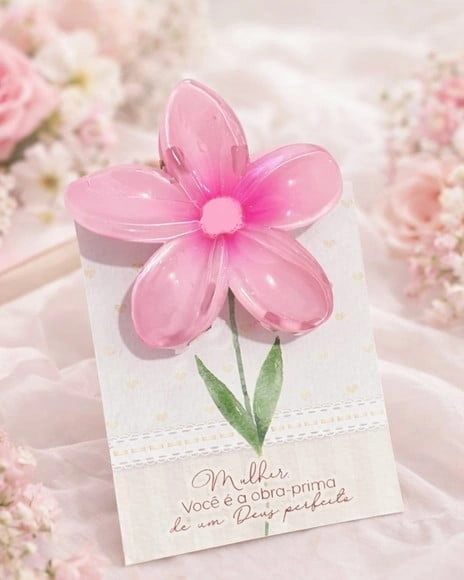 100 Cards para Presilha Dia das Mulheres