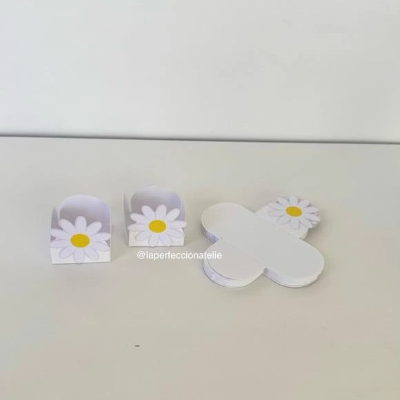 100 Forminhas Personalizadas Margaridas