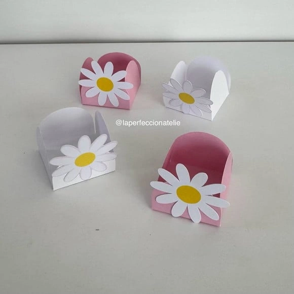 100 Forminhas Personalizadas Margaridas