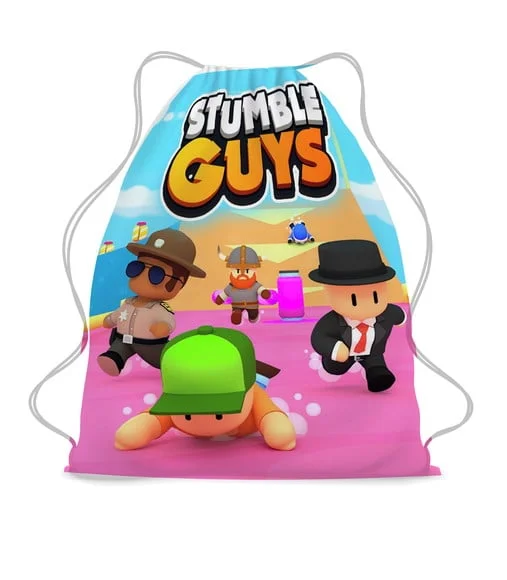 20 Lembrancinha Festa Sacochila Mochila Stumble Guys,