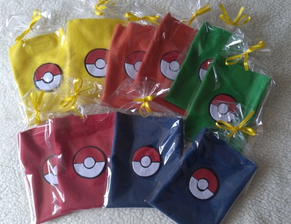 20 Lembrancinhas Porta Cartas Pokémon