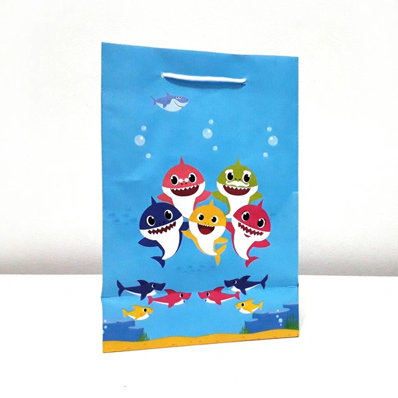 20 Sacolinha Baby Shark para Lembrancinha de Festa Infantil