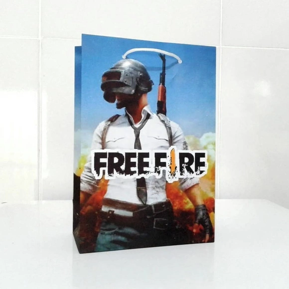 20 Sacolinha Free Fire Para Lembrancinha De Festa Infantil