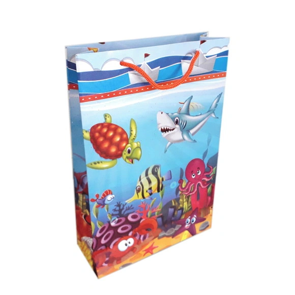 20 Sacolinha Fundo do Mar para Lembrancinha de Aniversário