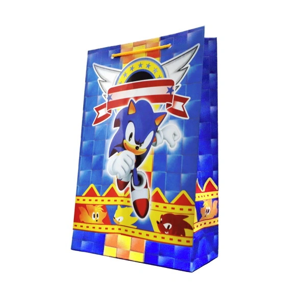 20 Sacolinha Sonic para Lembrancinhas de Aniversário