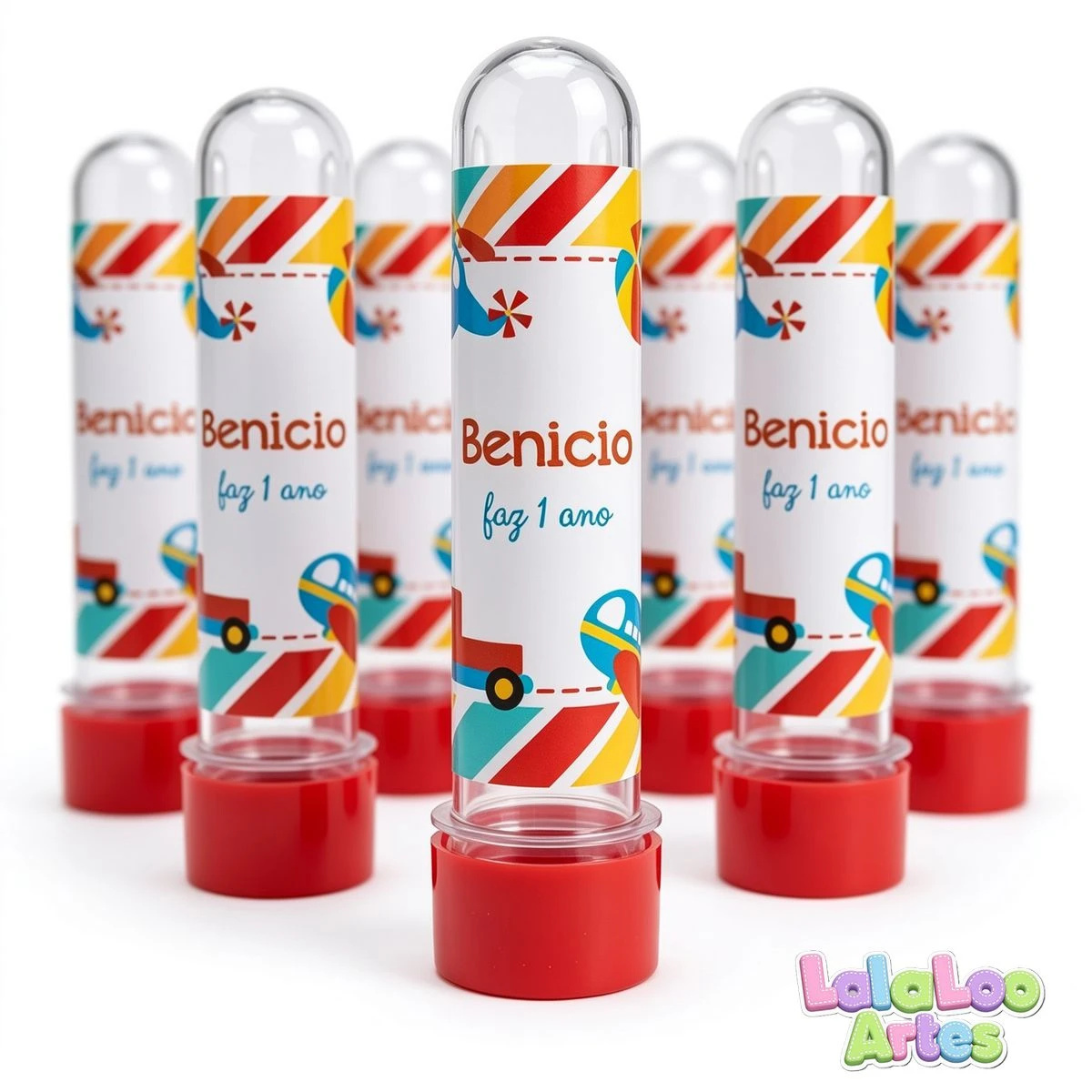 20 Tubete Brinquedos Personalizado