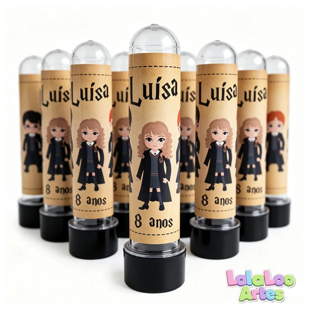 20 Tubete Harry Potter Personalizado