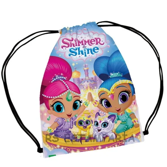 25 Bolsinha Sacochila Mochila Shimmer e Shine