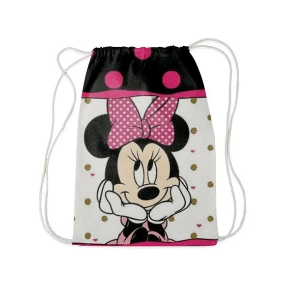 25 Mochila Sacochila Minnie Rosa