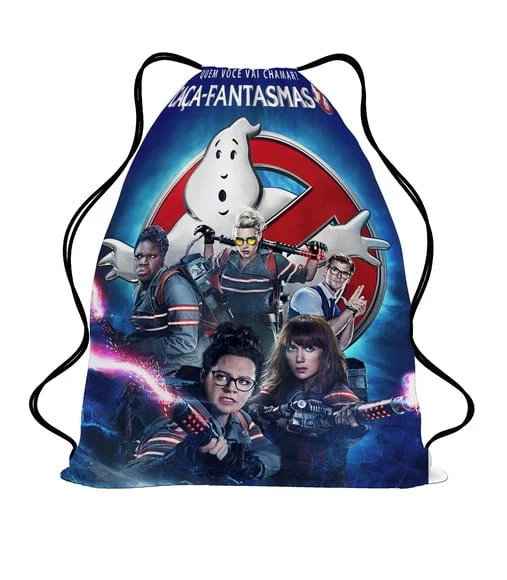 25 Sacochila Mochila Sacolinha Personalizada Caça Fantasma