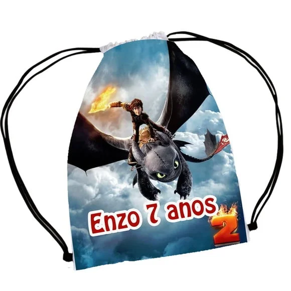 30 Mochila Sacochila Mochilinha Como Treina Seu Dragão