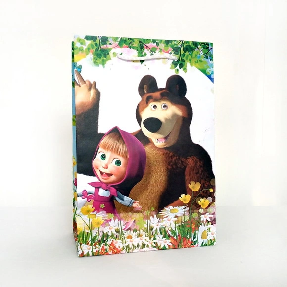 30 Sacolinha Masha e o Urso para Lembrancinhas de Festa