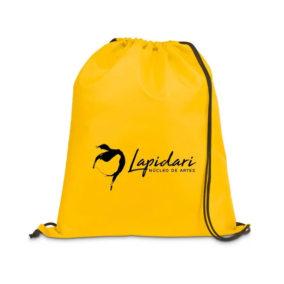 300 Sacochila Mochila Brindes para Empresas Tamanho 30x40