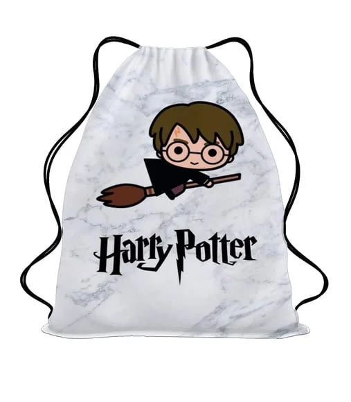 35 Mochila Sacochila Harry Potter - Personalizada Aniversáio