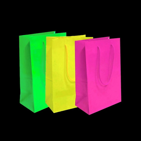 50 Sacolinha Neon para Festa Brilha Casamento 15 Anos