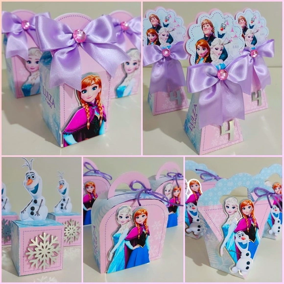 40 Lembrancinhas Frozen Lilás