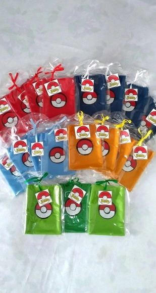 40 Lembrancinhas Porta Cartas Pokémon
