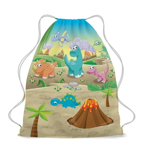 40 Mochila Saco Dino Baby Personalizada