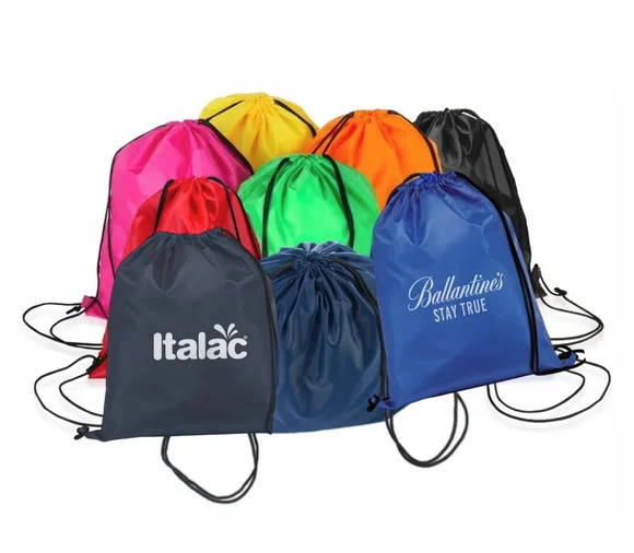 40 Mochila Sacochila Brindes para Empresas Tamanho 30x40