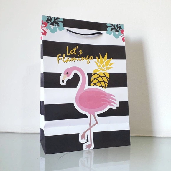 40 Sacolinha Flamingo para Festa Tropical