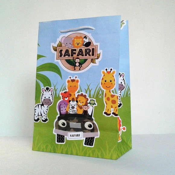 10 Sacolinha Safari para Lembrancinha de Festa