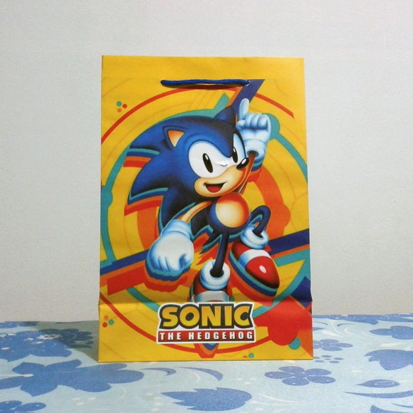 45 Sacolinha Sonic Para Lembrancinha De Festa Infantil