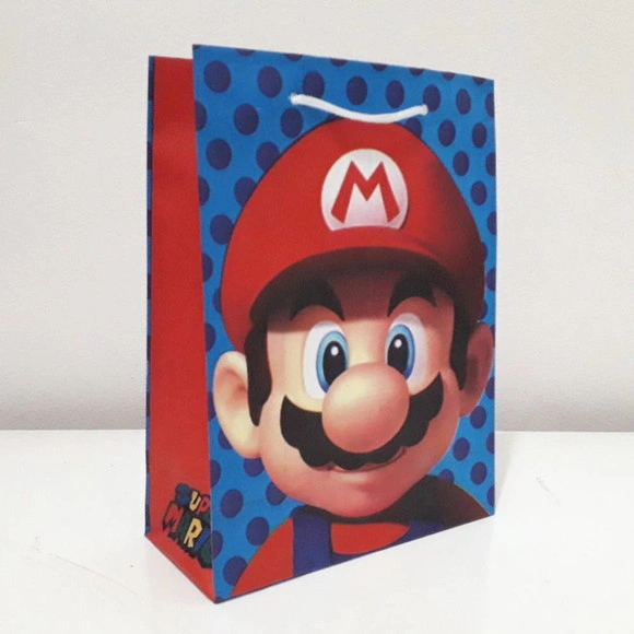 30 Sacolinha Super Mario para Lembrancinha de Festa