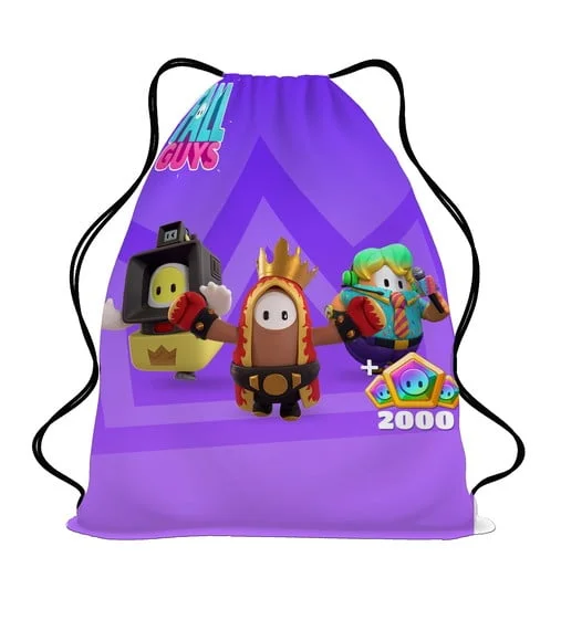 50 Bolsinha Sacochila Mochilinha Mochila Fall Guys-aniversár