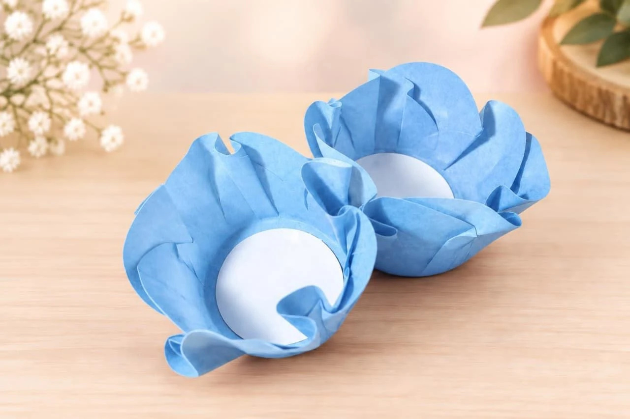 50 FORMINHAS AZUL  PARA DOCINHOS