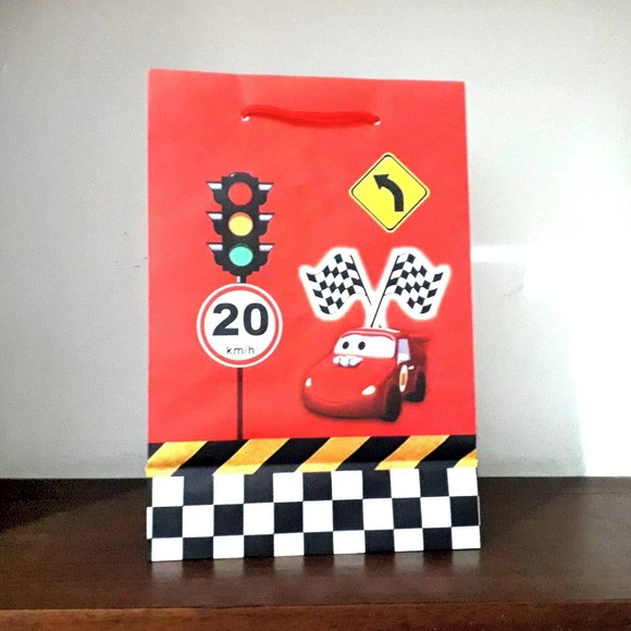 50 Sacolinha Carros para Lembrancinha de Aniversário