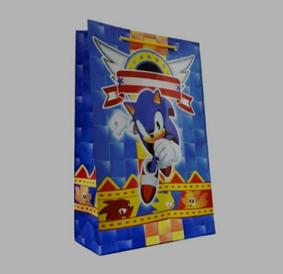 50 Sacolinha Sonic para Lembrancinhas de Aniversário
