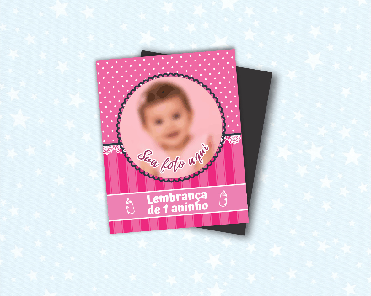 50 un. Ímã Lembrancinha Personalizada