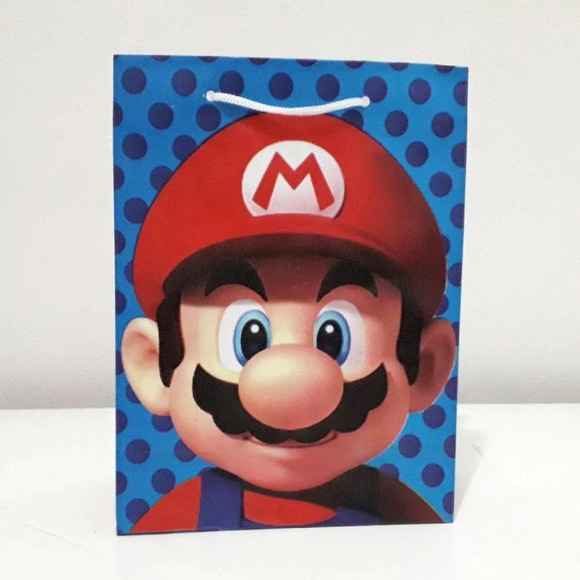 60 Sacolinha Super Mario para Lembrancinha de Festa