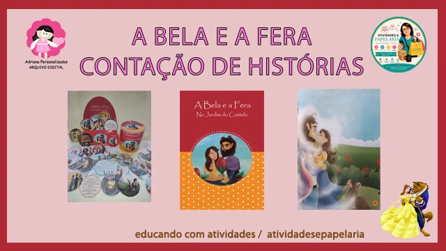 A BELA E A FERA - HISTÓRIA NA LATA E HISTÓRIA NA LUVA