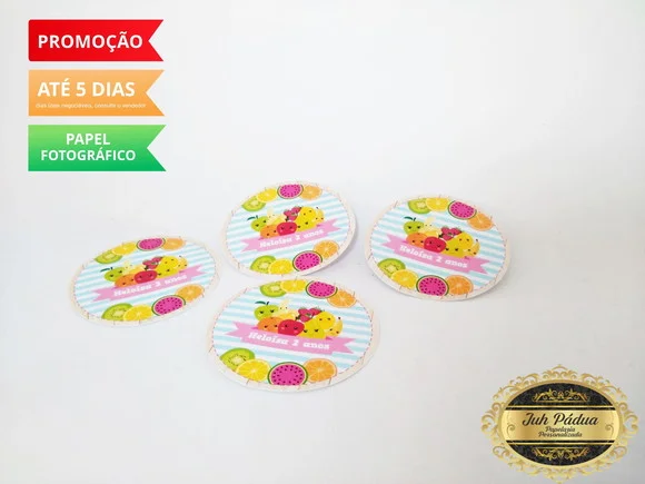 Adesivo 5x5 para caixinha feirinha