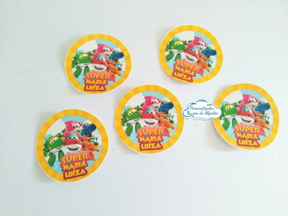 Adesivo 5x5 super wings