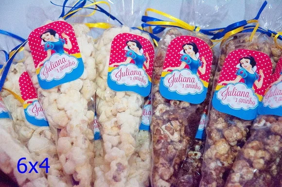 Adesivo 6x4 Branca de neve