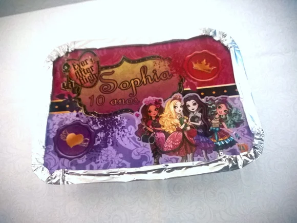 Adesivo de Marmita - Ever after high