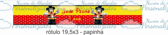 Adesivo de papinha 115g Circo do Mickey